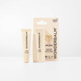 Wonderbalm lip balm tube and packaging on a white background