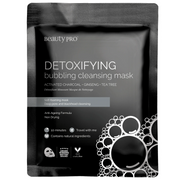 BeautyPro Detoxifying Bubbling Cleansing Charcoal Sheet Mask