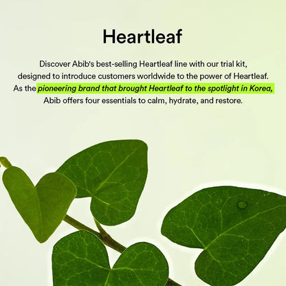 Abib Heartleaf Calming Trial Kit - 4 pc