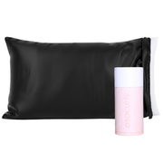 O So Curly 2-in-1 Satin Pillowcase Bonnet - Black