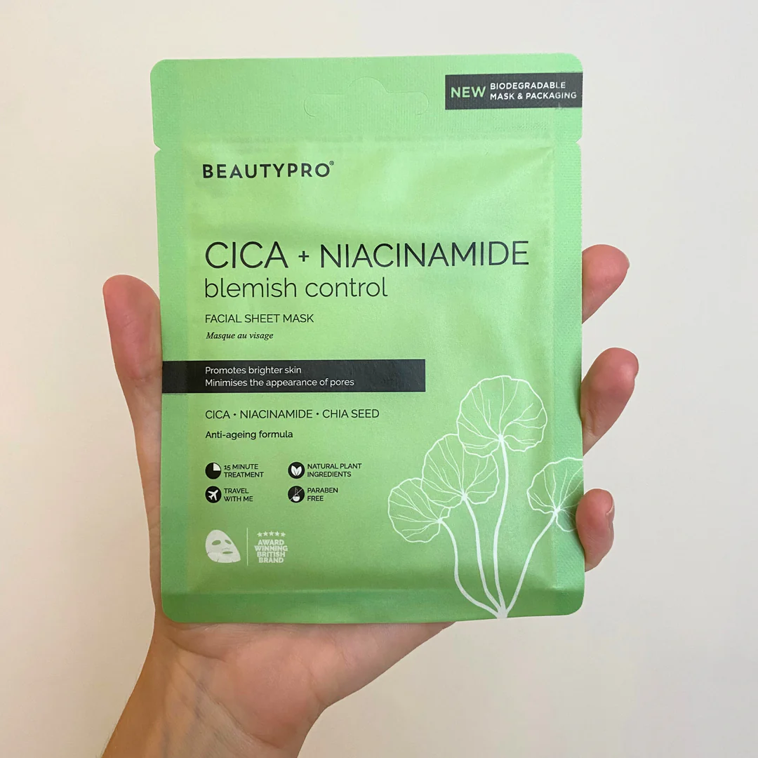 BeautyPro Cica + Niacinamide Blemish Control Mask