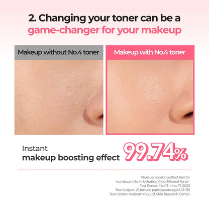 Numbuzin No.4 Hydrating Glow Mineral Toner 200ml