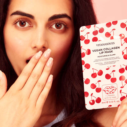 Vitamasques Cherry Vegan Collagen Lip Mask