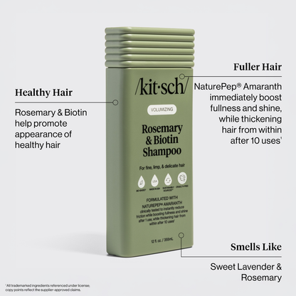 Kitsch Volumizing Rosemary &amp; Biotin Bottle Shampoo 12oz