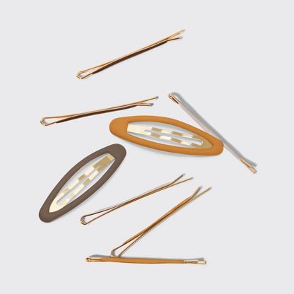 Kitsch Metal Cloud Pins &amp; Snap Clips 8pc Set - Sedona
