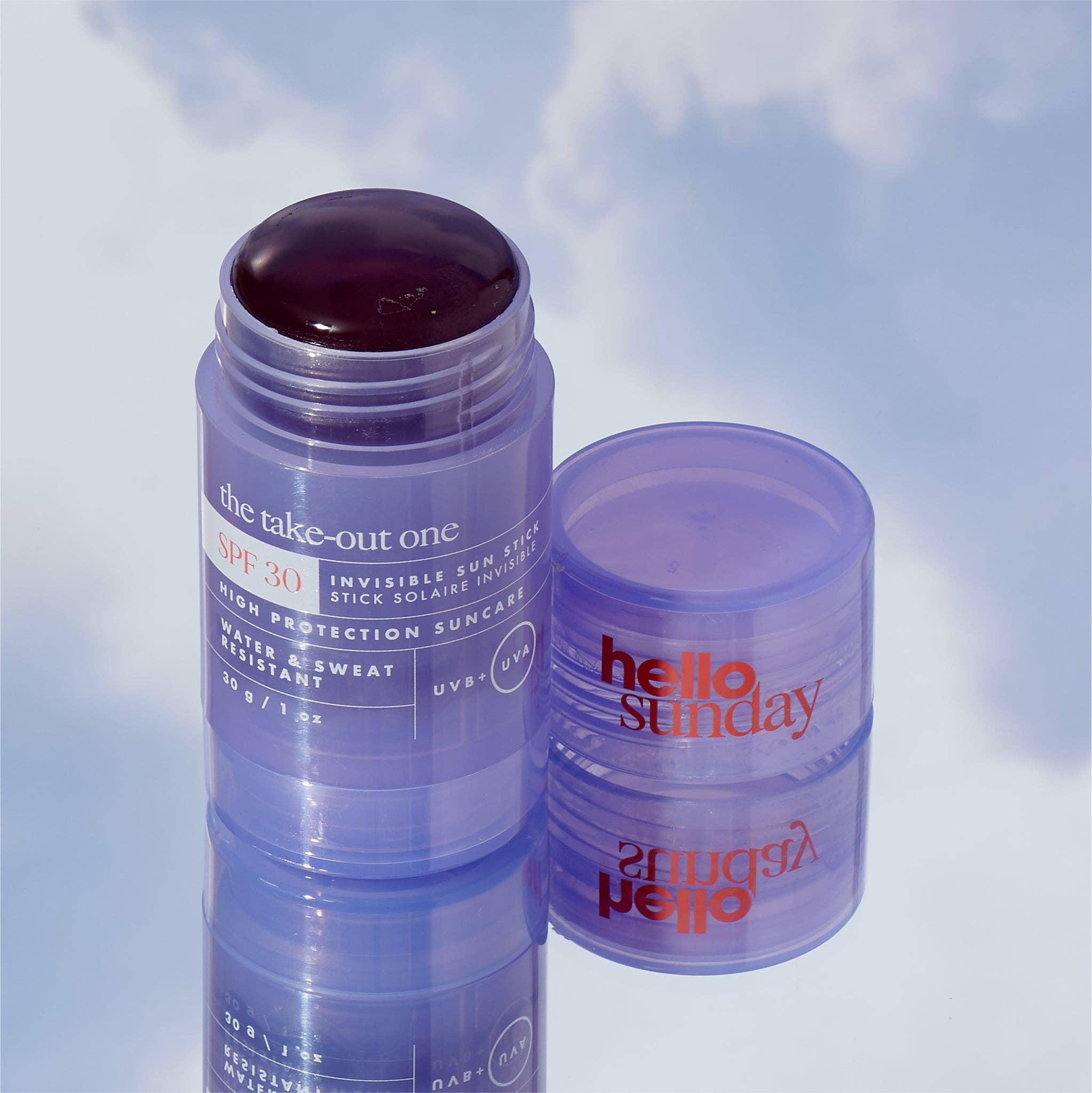Hello Sunday The Take-Out One Invisible Sun Stick SPF 30 with Hyaluronic Acid 30g
