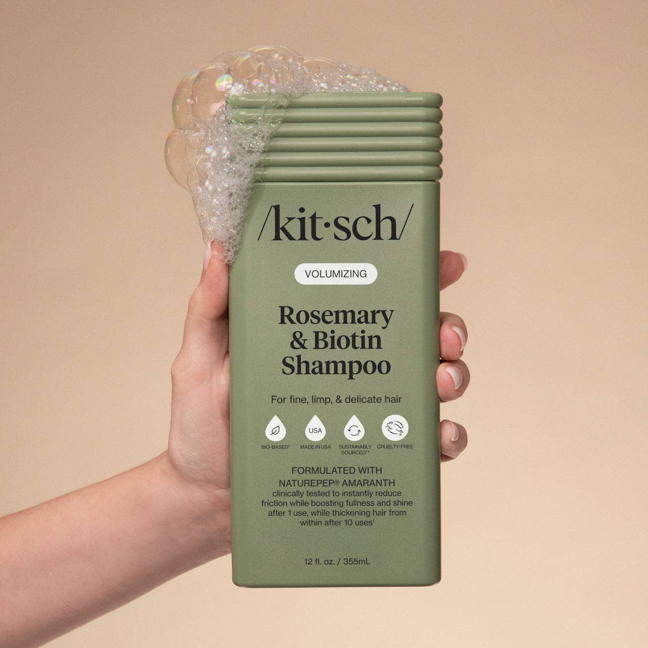 Kitsch Volumizing Rosemary & Biotin Bottle Shampoo 12oz