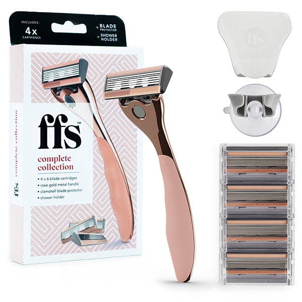 Ffs Razor Kit FFS Beauty Starter Shaving Set - 4pc – Kiyo Beauty
