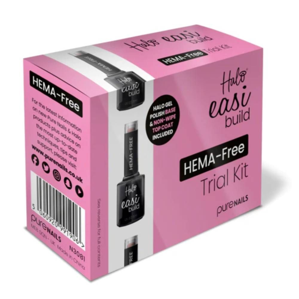 Halo EasiBuild Builder Gel Trial Kit HEMA-Free