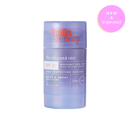 Hello Sunday The Take-Out One Invisible Sun Stick SPF 30 with Hyaluronic Acid 30g
