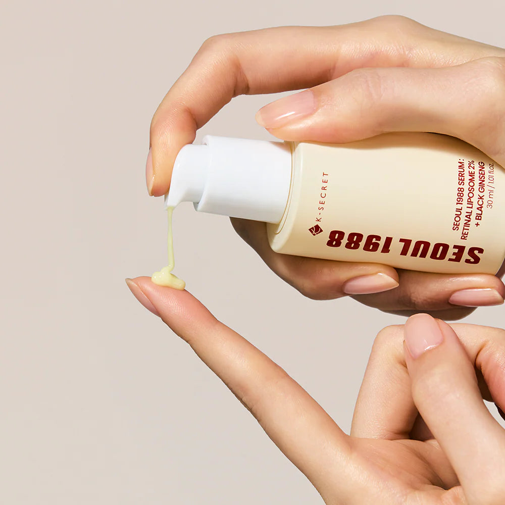 K-Secret Seoul 1988 Serum: Retinal Liposome 2% + Black Ginseng 30ml