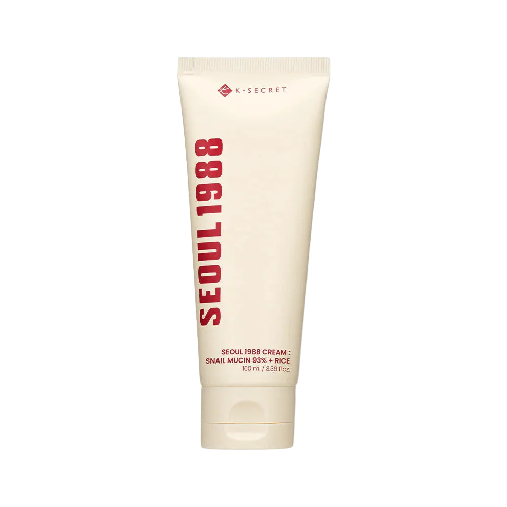 K-Secret Seoul 1988 Cream: Snail Mucin 93% + Rice 100ml