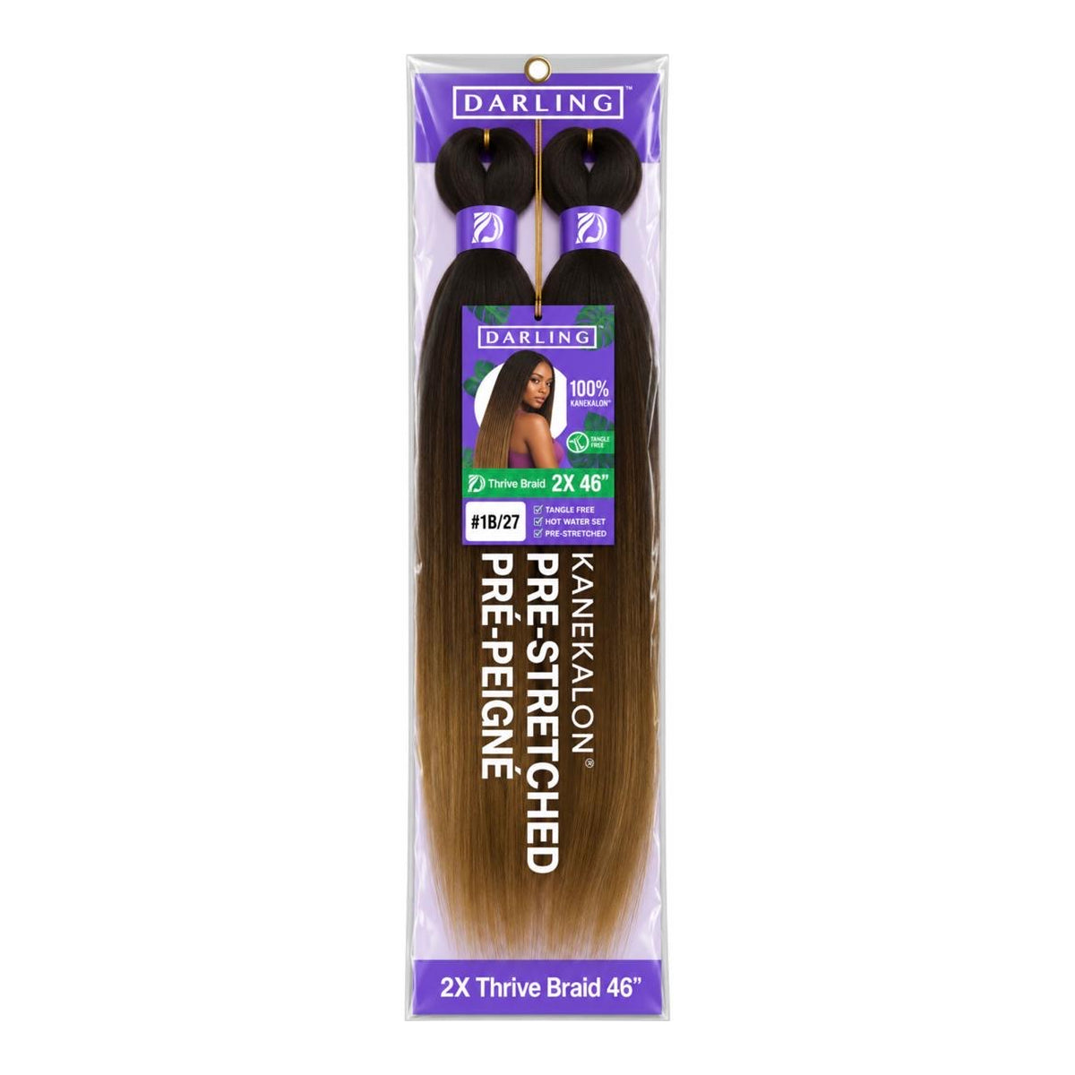 Darling Thrive Braid 2X Pre-Stretched Kanekalon Braiding Hair 46"