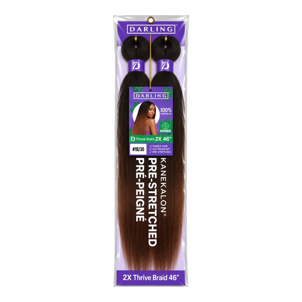 Darling Thrive Braid 2X Pre-Stretched Kanekalon Braiding Hair 46"