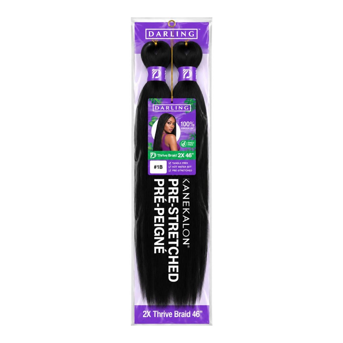 Darling Thrive Braid 2X Pre-Stretched Kanekalon Braiding Hair 46"
