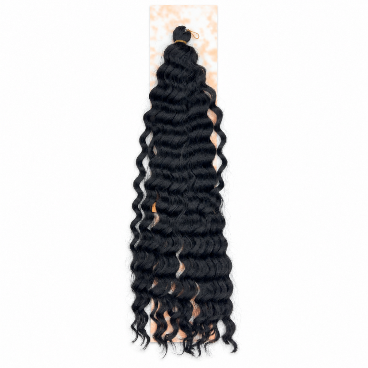 Aftress Braid Ultimo Deep Twist Crochet Braiding Hair in Colour 1B Natural Black, with a flowing deep twist texture for natural-looking crochet braids and protective styles.