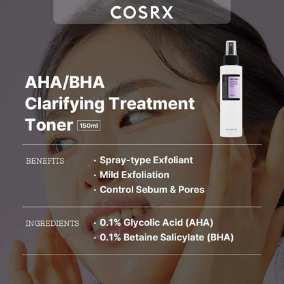 COSRX AHA/BHA Clarifying Treatment Toner 150ml