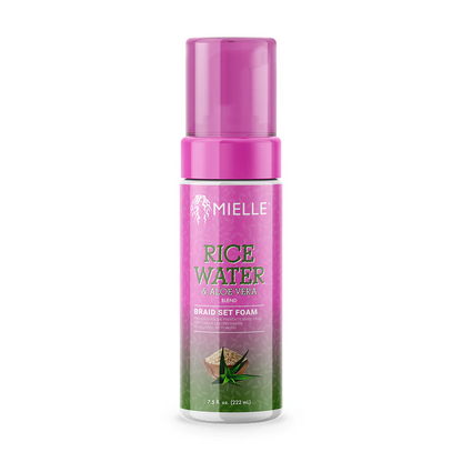 Mielle Organics Rice Water &amp; Aloe Vera Braid Set Foam 7.5oz