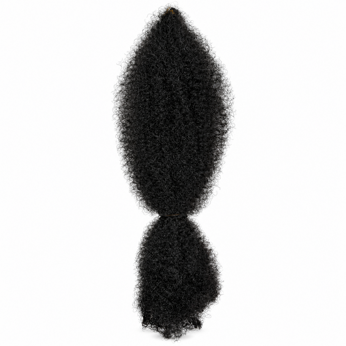 Aftress The Original Afro Kinky Bulk Braiding Hair 24" in Colour 1 Black, featuring a dense, tightly coiled Afro kinky texture for braiding, crochet and natural-textured protective hairstyles.
