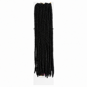 Janet Collection Crochet Havana Mambo Faux Locs 18" in colour 1 jet black