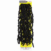 Janet Collection Nala Tress Nomadic Twist Braid 20" in colour 1 jet black