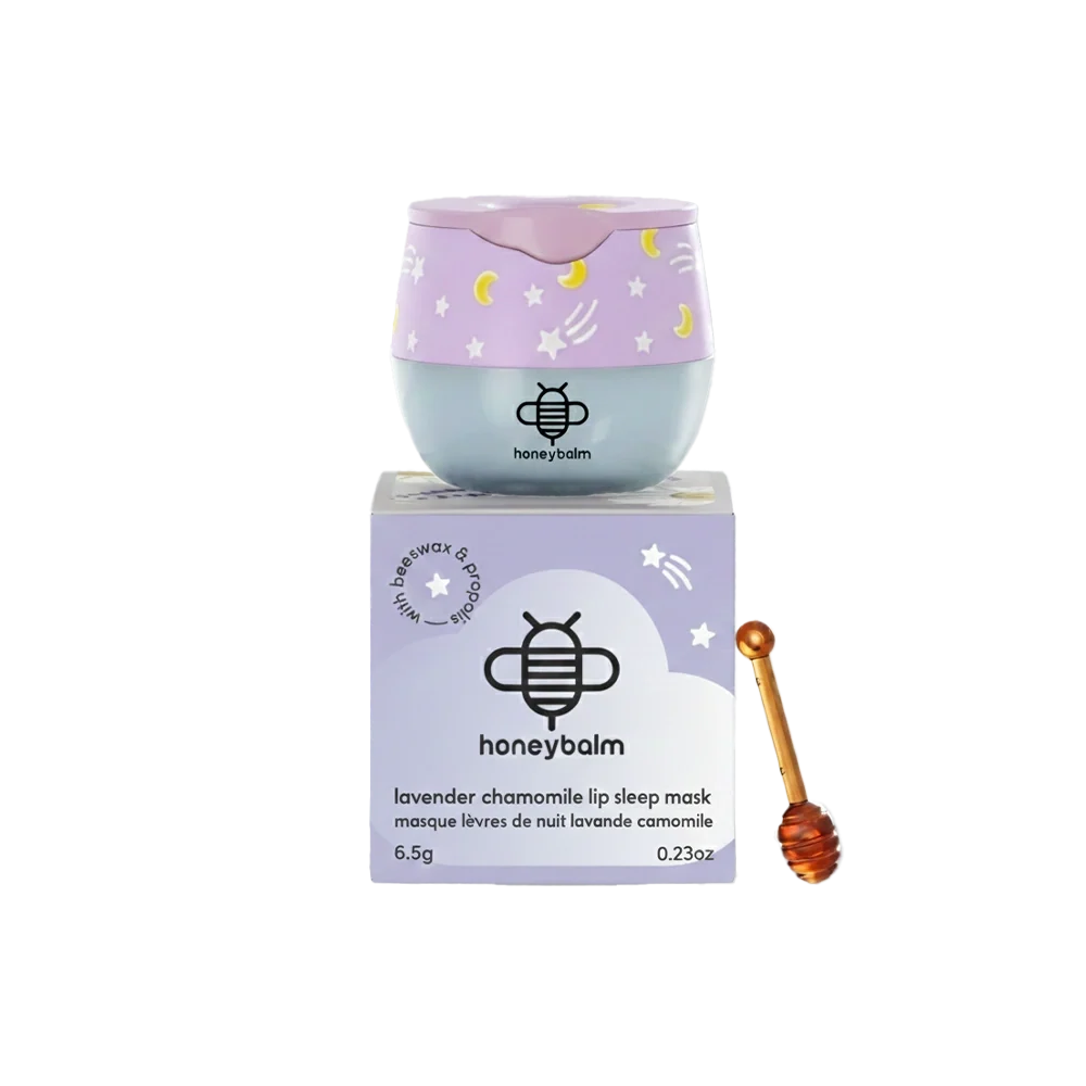 Honeybalm Lavender Chamomile Lip Sleep Mask plain bg