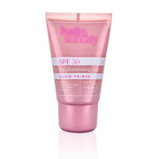 The Illuminating One SPF 50 Glow Makeup Primer with Mica Particles.The Illuminating One offers the high-factor, broad-spectrum SPF