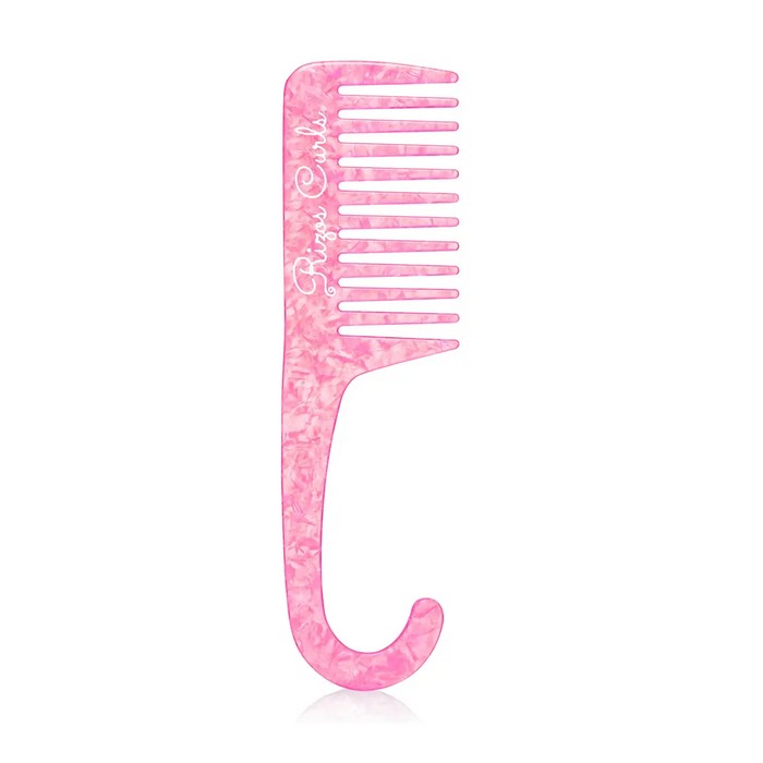 Rizos Curls Pink Hanging Shower Comb