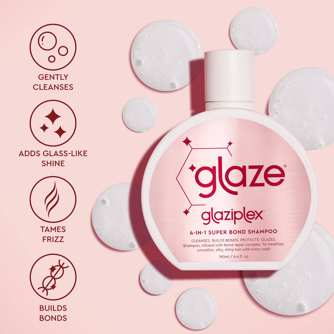 Glaze Super Shine Bond Shampoo 190ml
