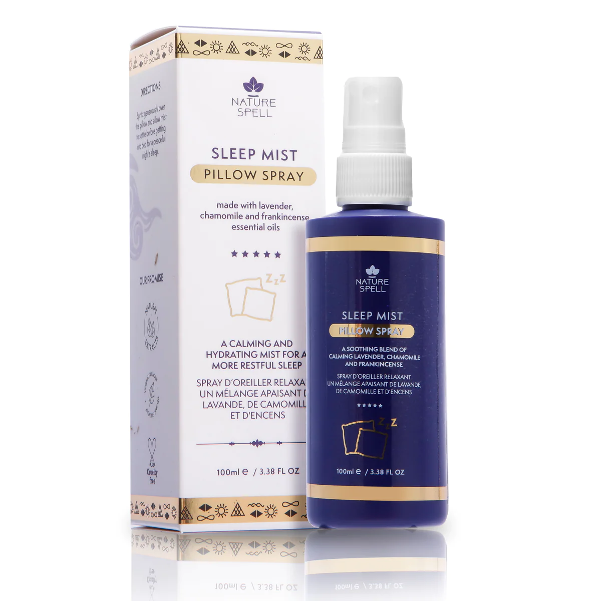 Nature Spell Pillow Spray Sleep Mist for Face & Pillow 100ml