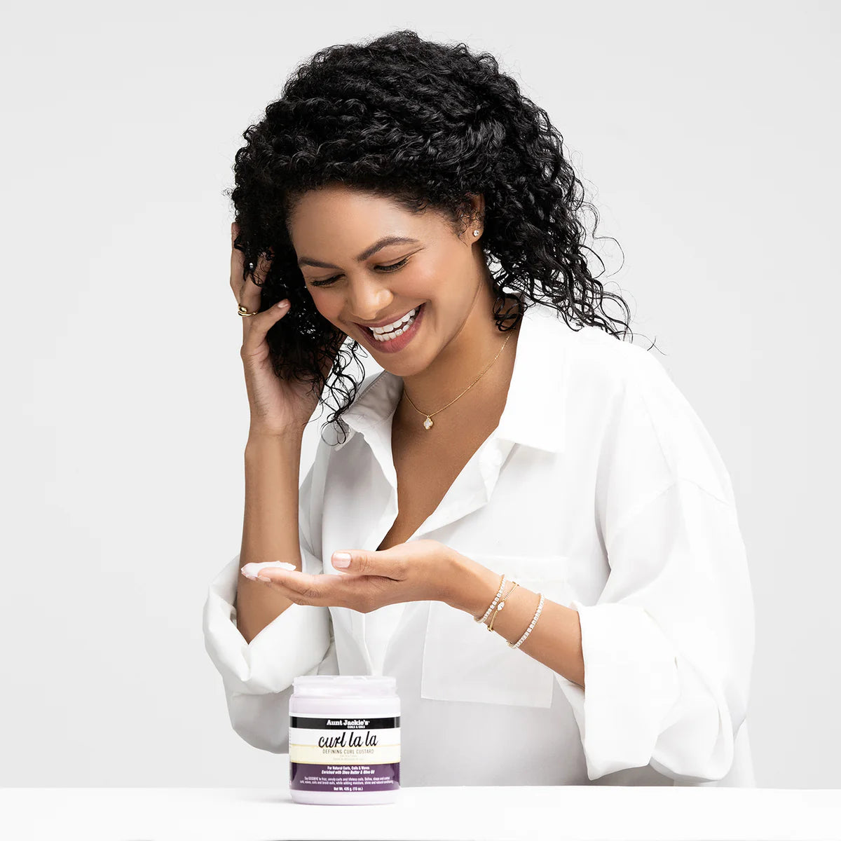 Aunt Jackie's Curls & Coils Curl La La Defining Curl Custard