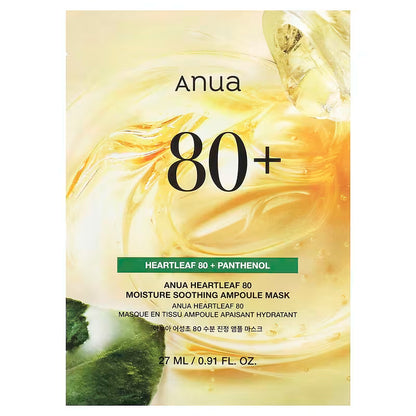 Anua Heartleaf 80 Moisture Soothing Ampoule Mask 1pc