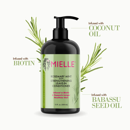 Mielle Organics Rosemary Mint Strengthening Leave-In Conditioner 12oz