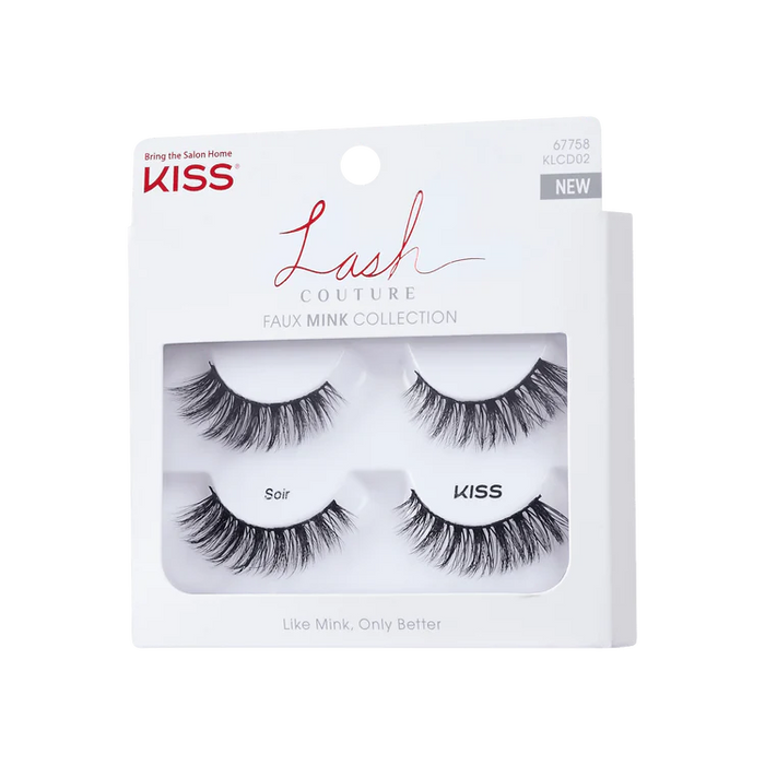 Kiss Lash Couture Faux Mink Double Pack - Soir