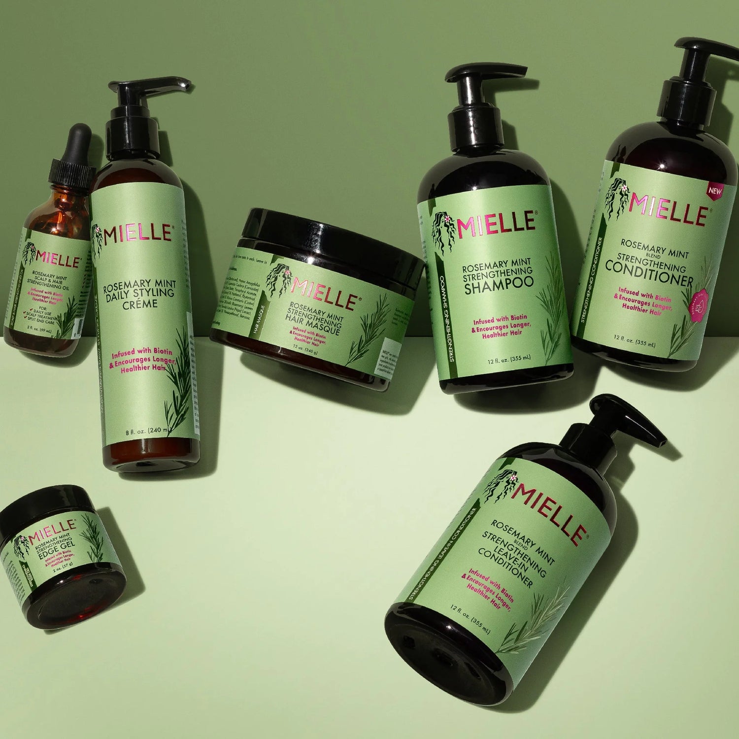 Mielle Organics Rosemary Mint Scalp &amp; Hair Strengthening Oil 2oz