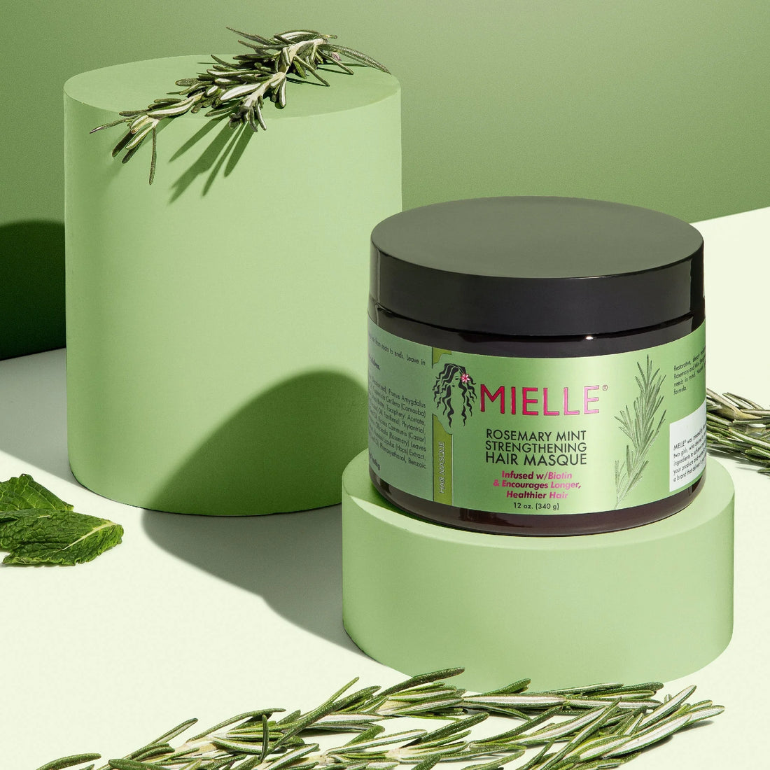 Mielle Organics Rosemary Mint Strengthening Hair Masque 12oz
