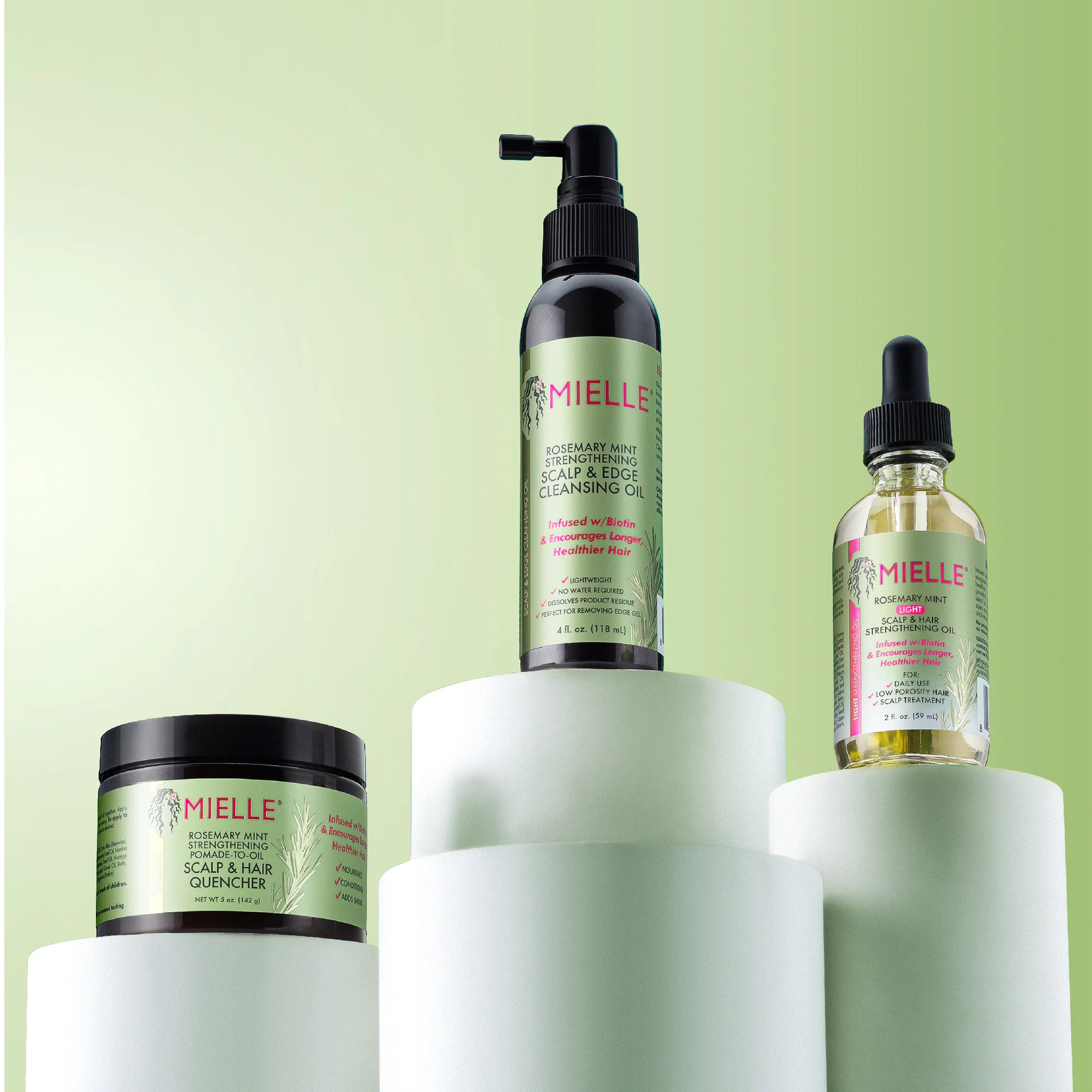 Mielle Organics Rosemary Mint Pomade-to-Oil Scalp &amp; Hair Quencher 5oz