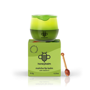 Honeybalm Matcha Lip Balm plain bg