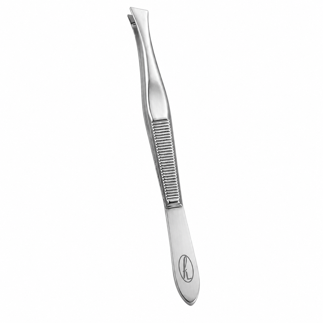 Fine Lines Eyebrow Tweezer Chrome Angled