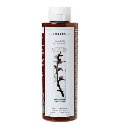 Korres Almond + Linseed Shampoo for Dry/Damaged Hair 250ml