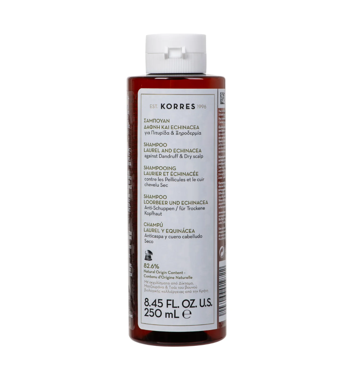 Korres Laurel + Echinacea Shampoo for Dandruff/Dry Scalp 250ml