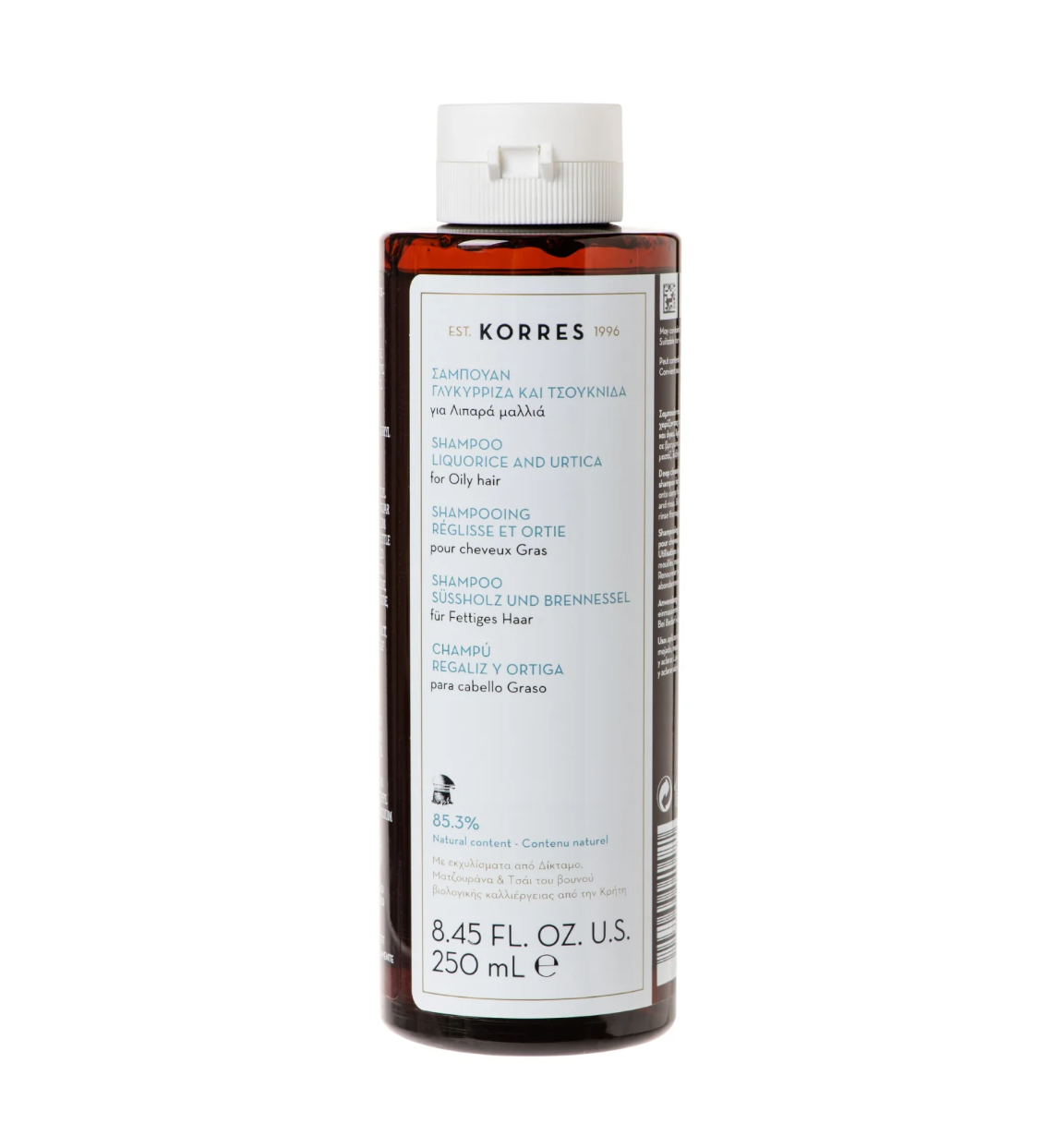 Korres Liquorice + Urtica Shampoo for Oily Hair 250ml