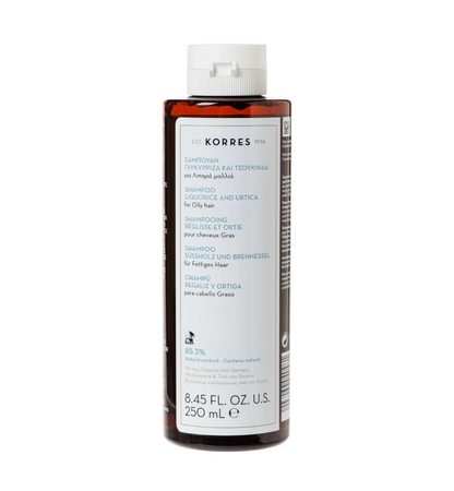 Korres Liquorice + Urtica Shampoo for Oily Hair 250ml