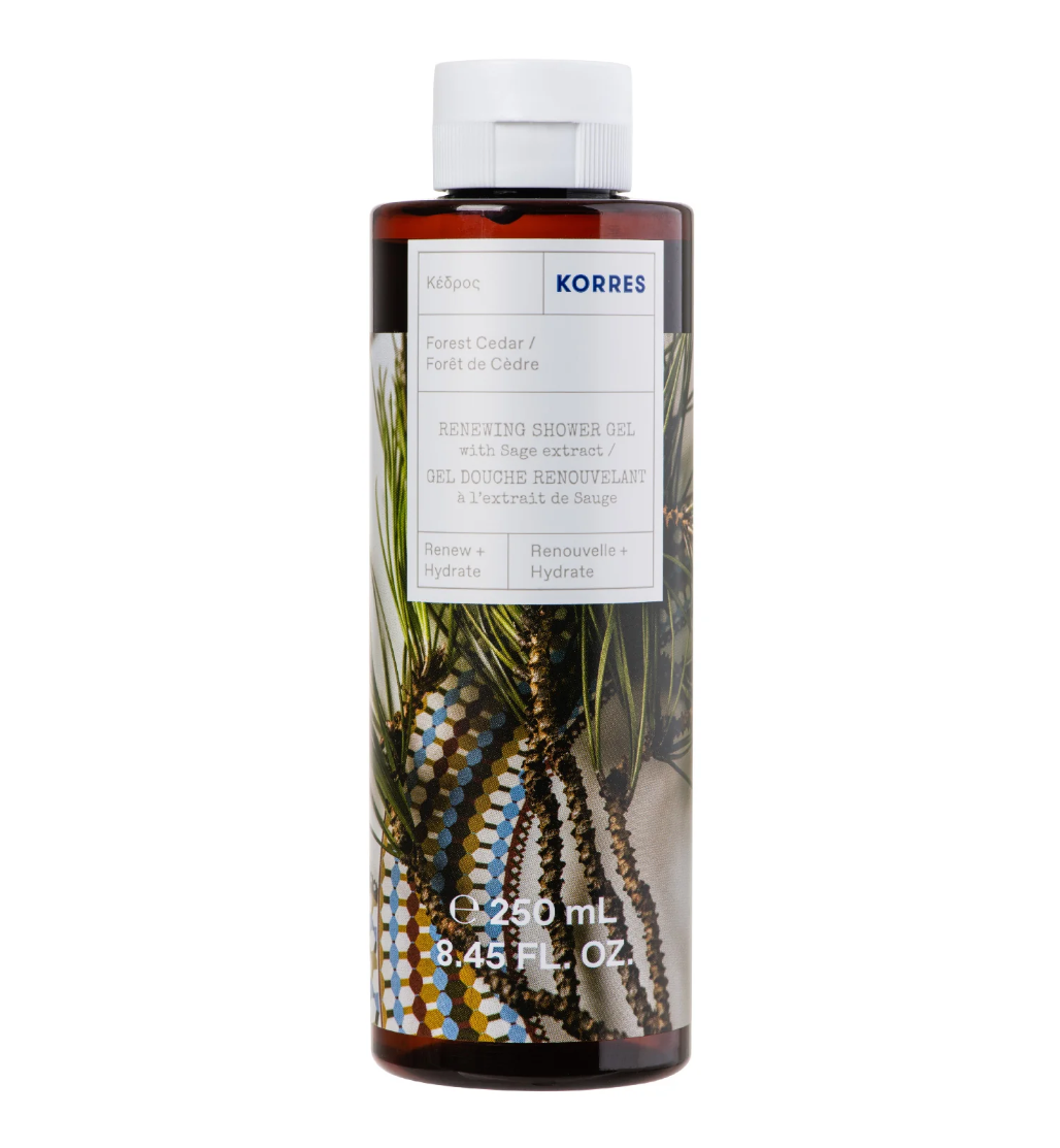 Korres Renewing Shower Gel Forest Cedar 250ml