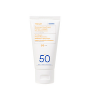 Korres Yoghurt SPF50 Face Cream – 50ml tube of lightweight daily sunscreen for sensitive skin, enriched with yoghurt and panthenol
