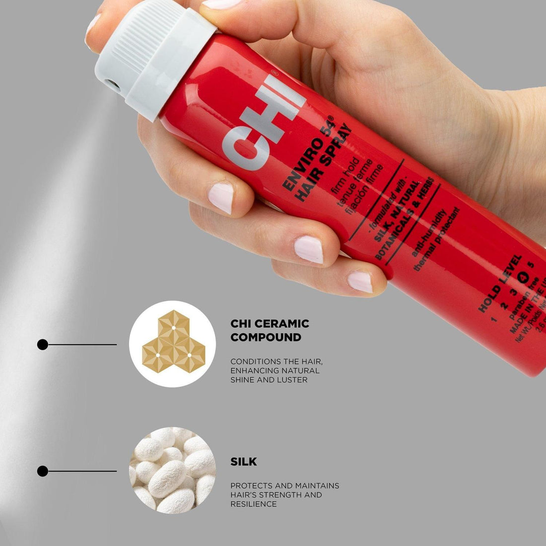 CHI Travel Size Enviro 54 Hairspray Firm Hold 2.6oz