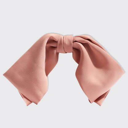 Kitsch Recycled Fabric Bow Hair Clip - Rosewood