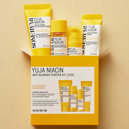 Some By Mi Yuja Niacin Anti Blemish Starter Kit Edition - 4pc