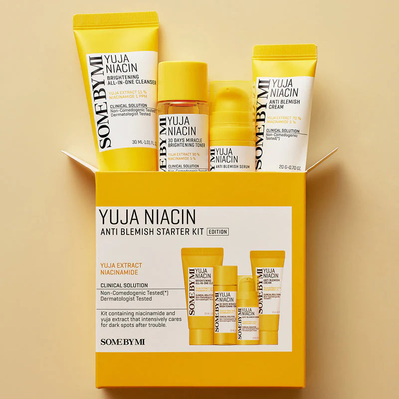Some By Mi Yuja Niacin Anti Blemish Starter Kit Edition - 4pc