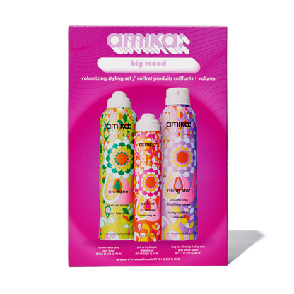 Amika Big Mood Volumizing Styling Set - 3pc